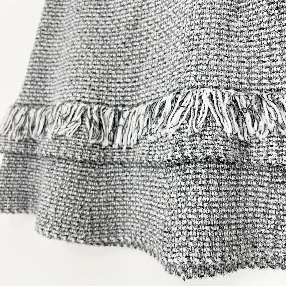 Anthropologie Maeve Tamara Fringed Mini Sweater Skirt Size XS - Picture 4 of 8